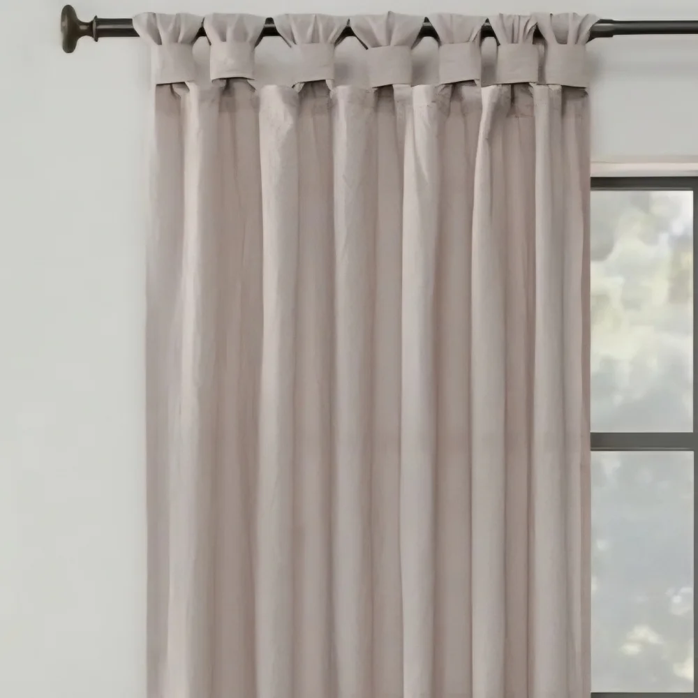 Curtain Panel Dark Dusty Rose Color